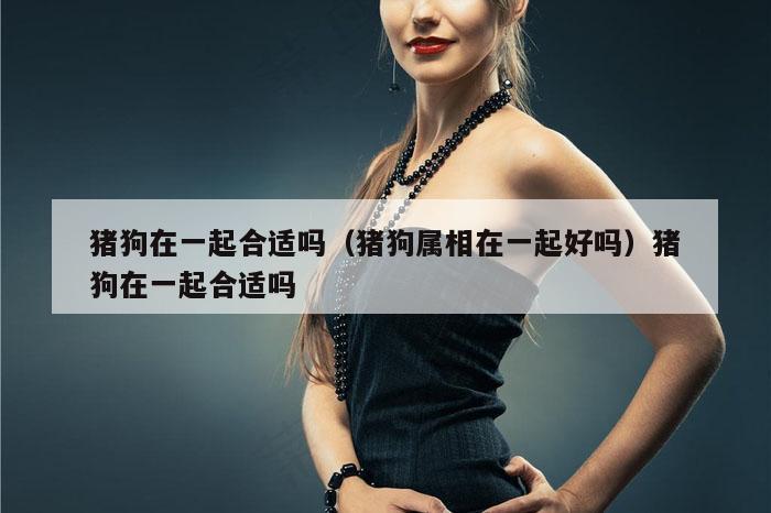 猪狗在一起合适吗（猪狗属相在一起好吗）猪狗在一起合适吗